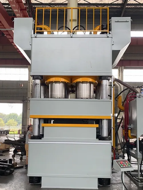 Double-Action 8-Column Hydraulic Embossing Press